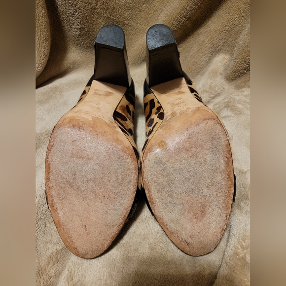 Vintage Coach pumps leopard print heels size 6.5 B - Picture 5 of 7